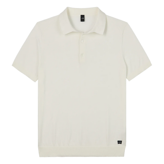 WAHTS | Polo en maille "GRAHAM" - Ecru