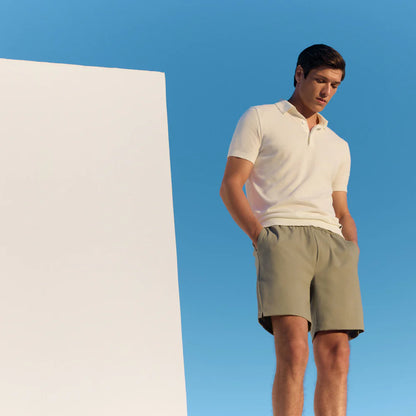 WAHTS | Polo en maille "GRAHAM" - Ecru