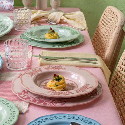 ASSIETTE À SOUPE "JOSEPHINE" - Vert
