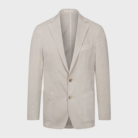 EMANUEL BERG | Veste souple déstructurée en coton délavé - Beige