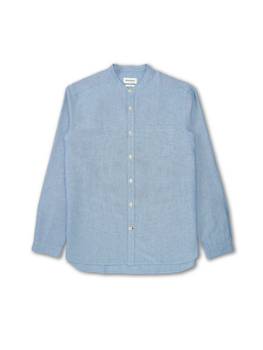 Oliver Spencer | Chemise "Grandad" - Bleu