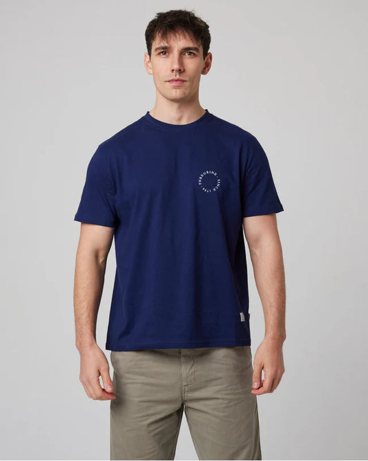 Peregrine | T-shirt à imprimé graphique - Bleu marine