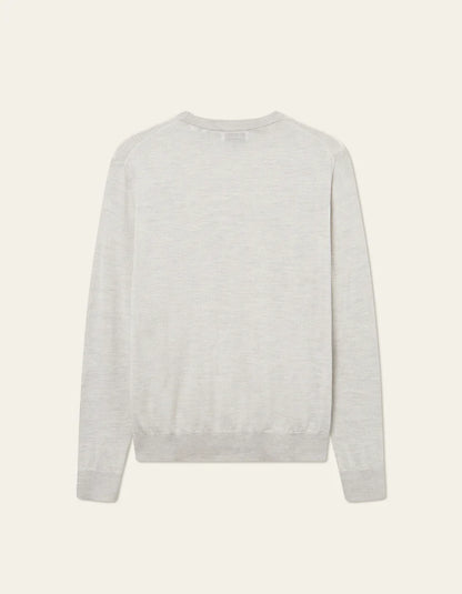 Les Deux | Pull "Greyson" - Gris / Ivoire