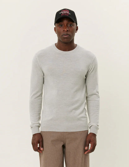 Les Deux | Pull "Greyson" - Gris / Ivoire