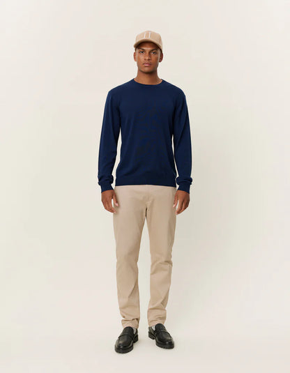Les Deux | Pull "Greyson" - Bleu marine