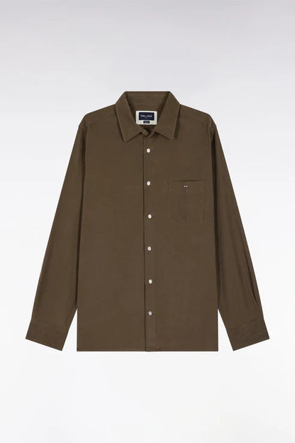 Eden Park | Chemise en velours - Kaki