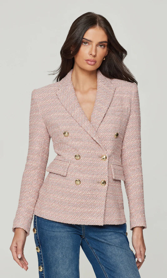 Generation Love | Le veston en tweed ''Arielle'' - Rose