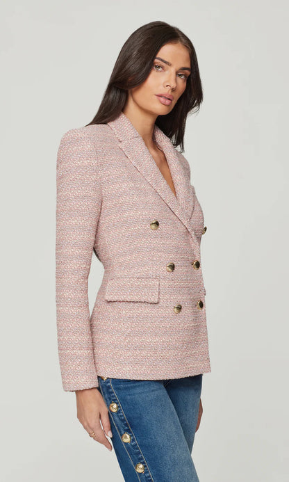 Generation Love | Le veston en tweed ''Arielle'' - Rose