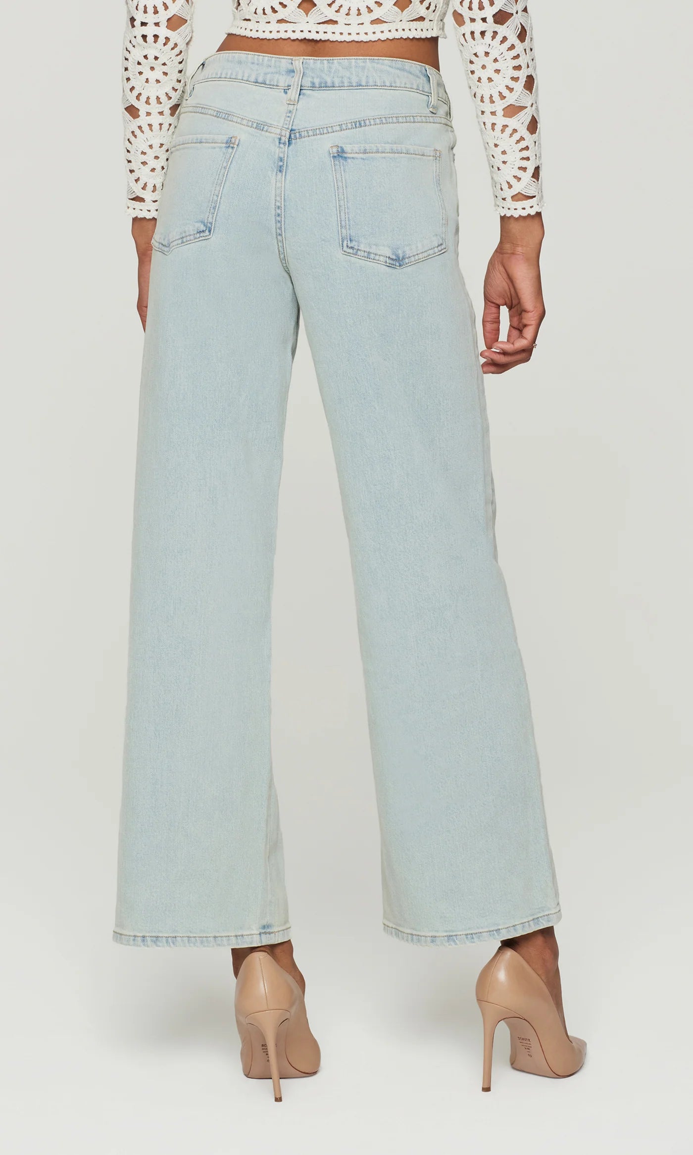 Generation Love | Le jean ''Callista'' à coupe droite - Bleu glacier