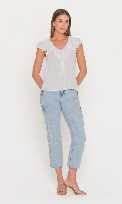 Generation Love | Blouse "Everheart" - Blanc