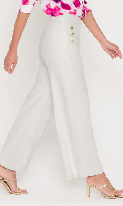 Generation Love | Pantalon "Medlyn Lightwei Crepe" - Blanc