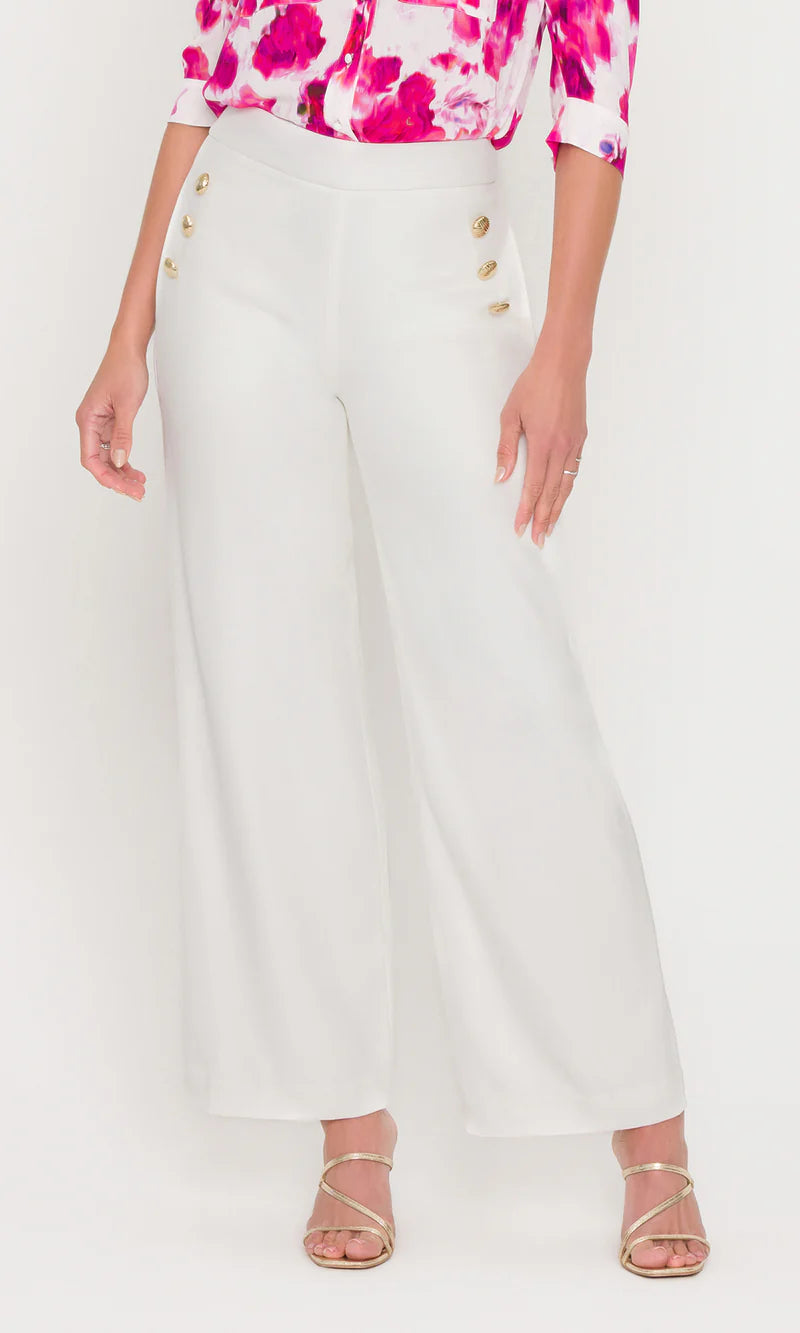 Generation Love | Pantalon "Medlyn Lightwei Crepe" - Blanc