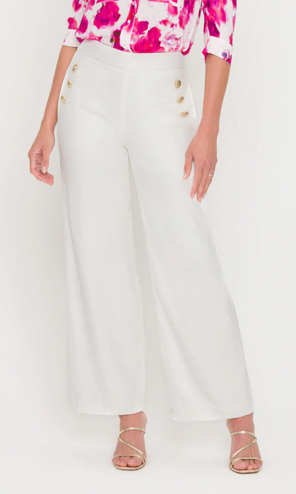 Generation Love | Pantalon "Medlyn Lightwei Crepe" - Blanc