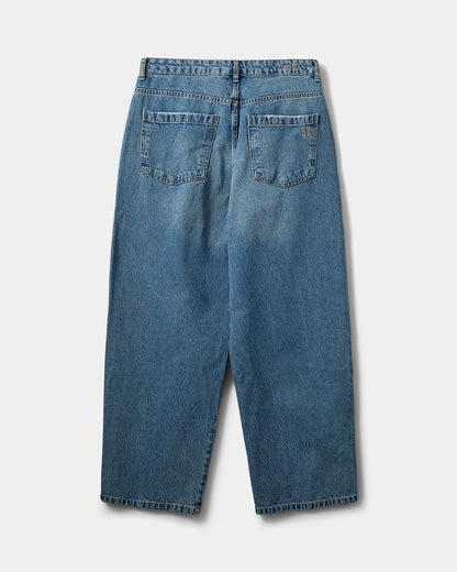 SOFIE SCHNOOR | Jeans coupe ballon "HAVANA"- Bleu denim