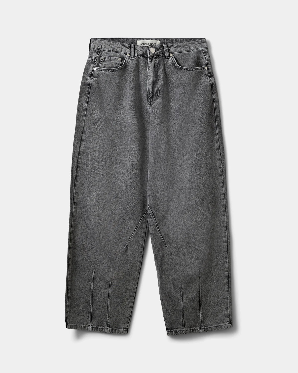 SOFIE SCHNOOR | Jeans coupe ballon "HAVANA"- Gris