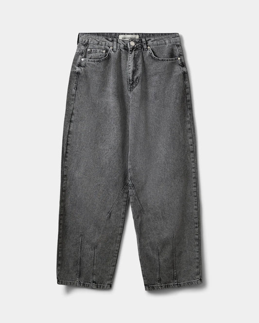 SOFIE SCHNOOR | Jeans coupe ballon "HAVANA"- Gris