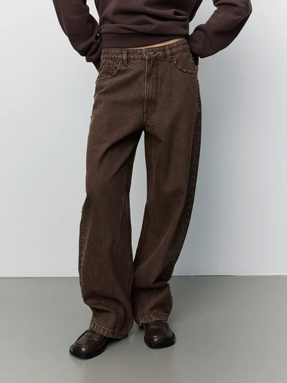 SOFIE SCHNOOR | Barrel Jeans "Havanasw"- Brun