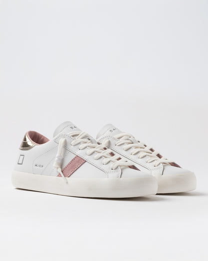 D.A.T.E. | Baskets 'Hill Low Calf' | Blanc Platine