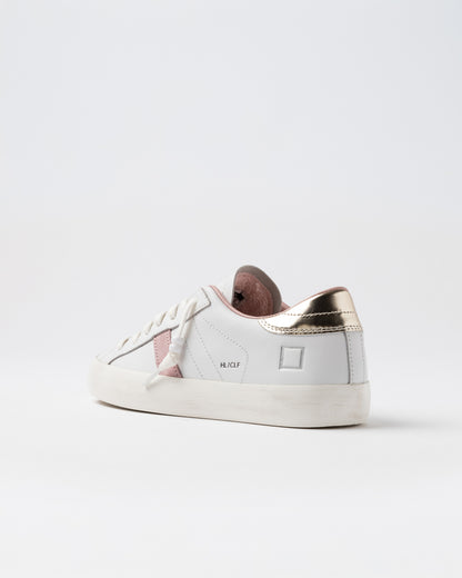 D.A.T.E. | Baskets 'Hill Low Calf' | Blanc Platine