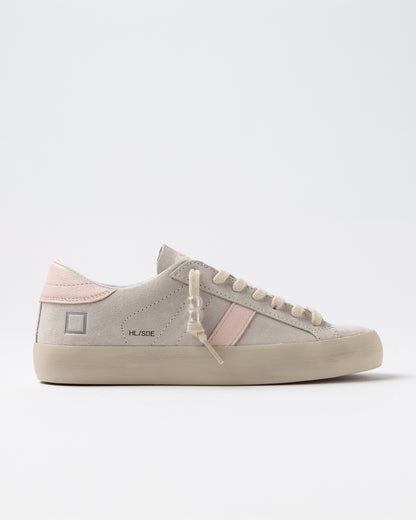 D.A.T.E. | Les baskets en daim ''Hill Low'' | Couleur lait
