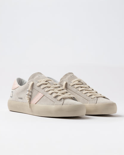 D.A.T.E. | Les baskets en daim ''Hill Low'' | Couleur lait