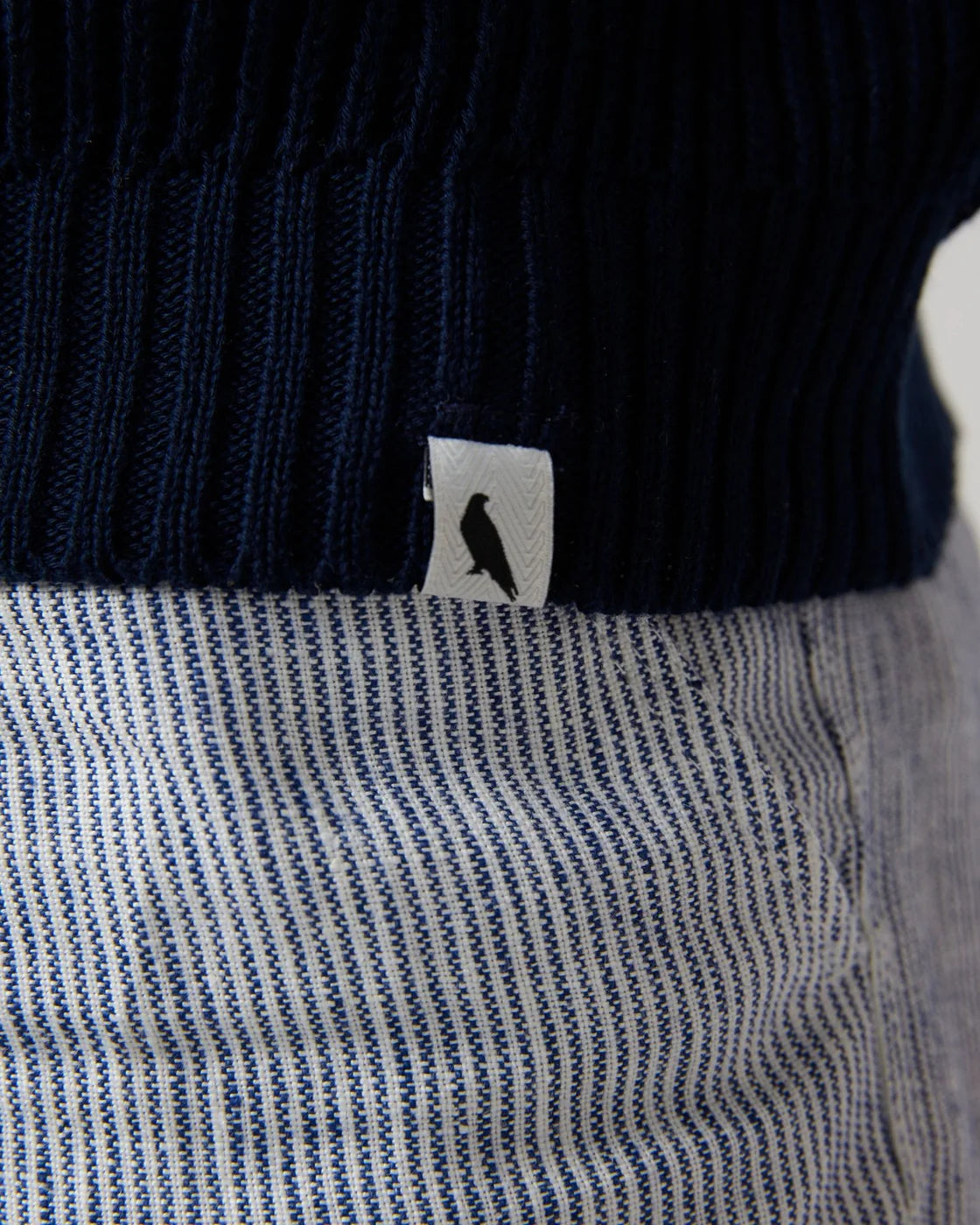 Peregrine | Pull à col rond ''Harry'' en coton - Bleu marine