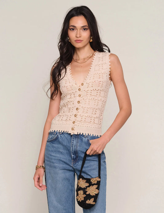 Heartloom | Le gilet sans manches ''Betsie'' - Avoine