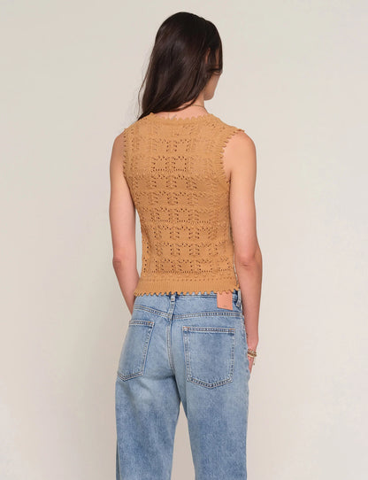 Heartloom | Le gilet sans manches ''Betsie'' - Chai