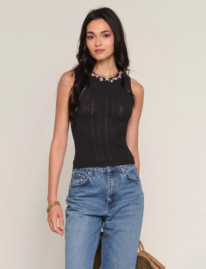 Heartloom | Haut "MATILDA"- Noir