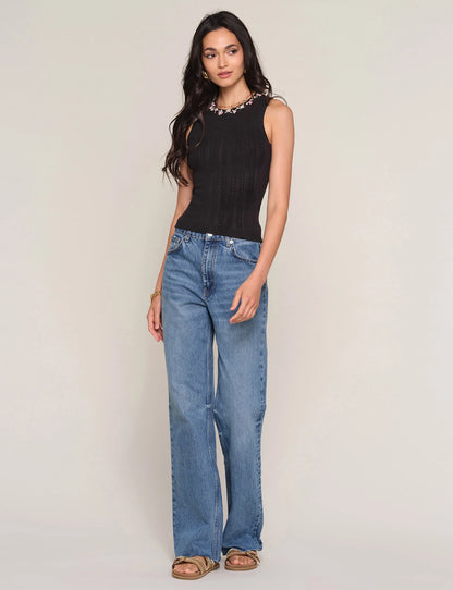 Heartloom | Haut "MATILDA"- Noir