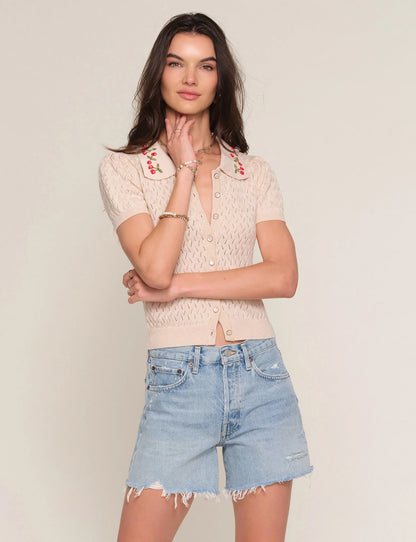 Heartloom | Cardigan  "MANTA"- Beige