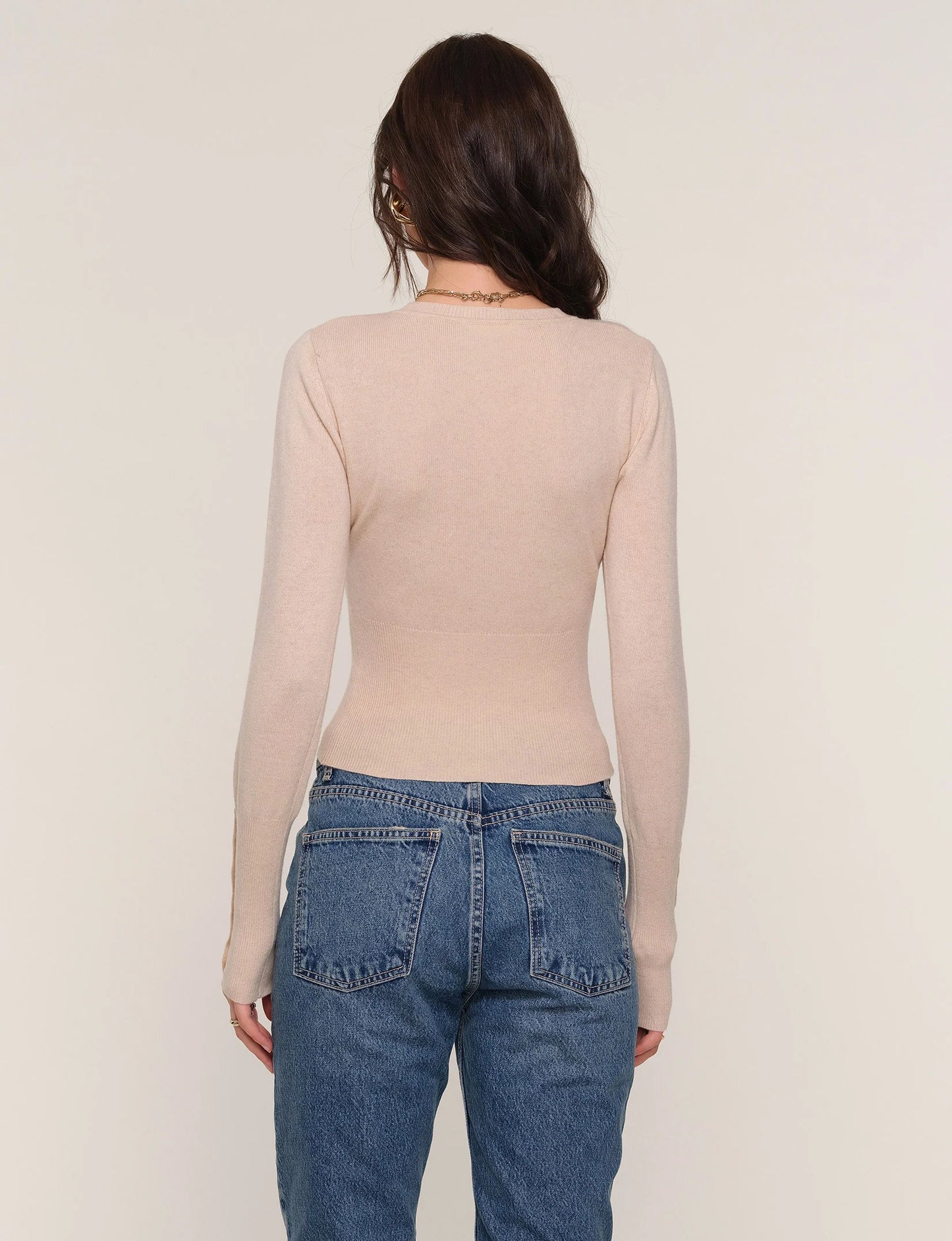 Heartloom | Cardigan "Seurat"- Beige crème