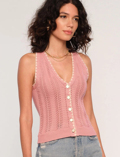 Heartloom | Gilet "BETHANY" - Rose