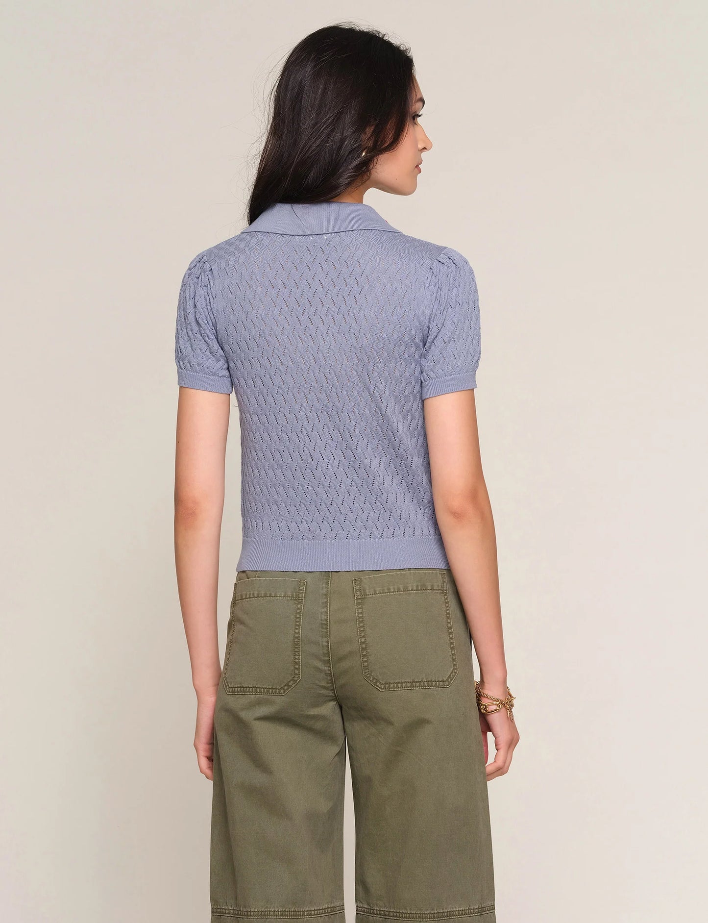 Heartloom | Cardigan  "MANTA"- Bleu