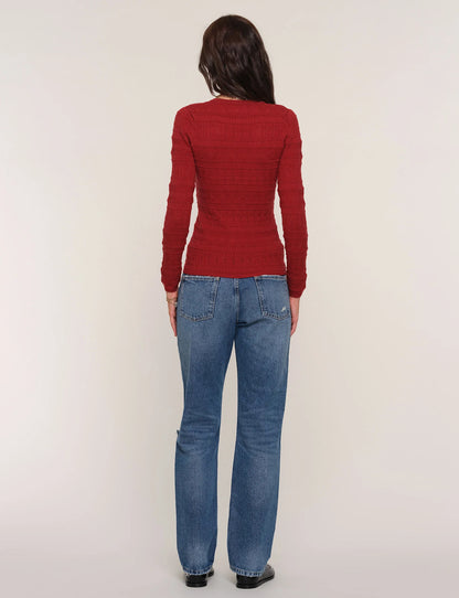 Heartloom| Haut "Daisy"- Rouge brique