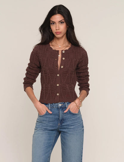Heartloom | Cardigan "Ellis" | Brun