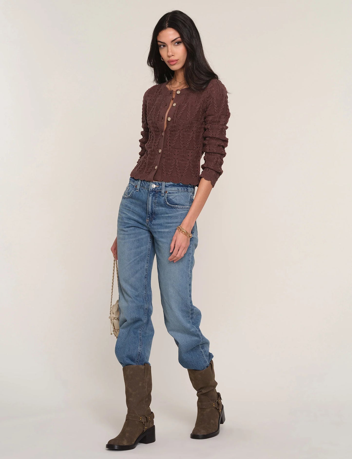 Heartloom | Cardigan "Ellis" | Brun