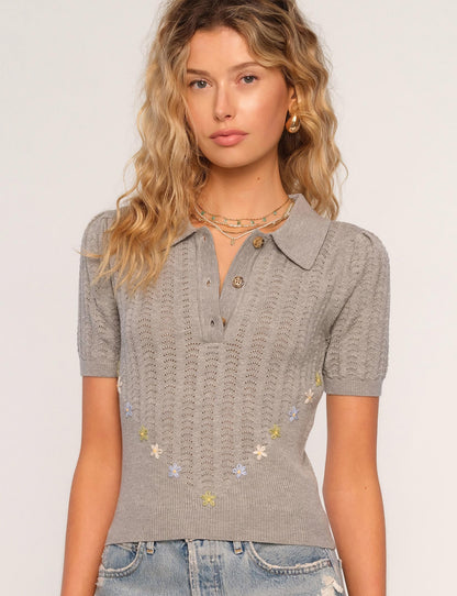 HEARTLOOM | Top "MATEA" - Gris