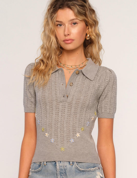 HEARTLOOM | Top "MATEA" - Gris