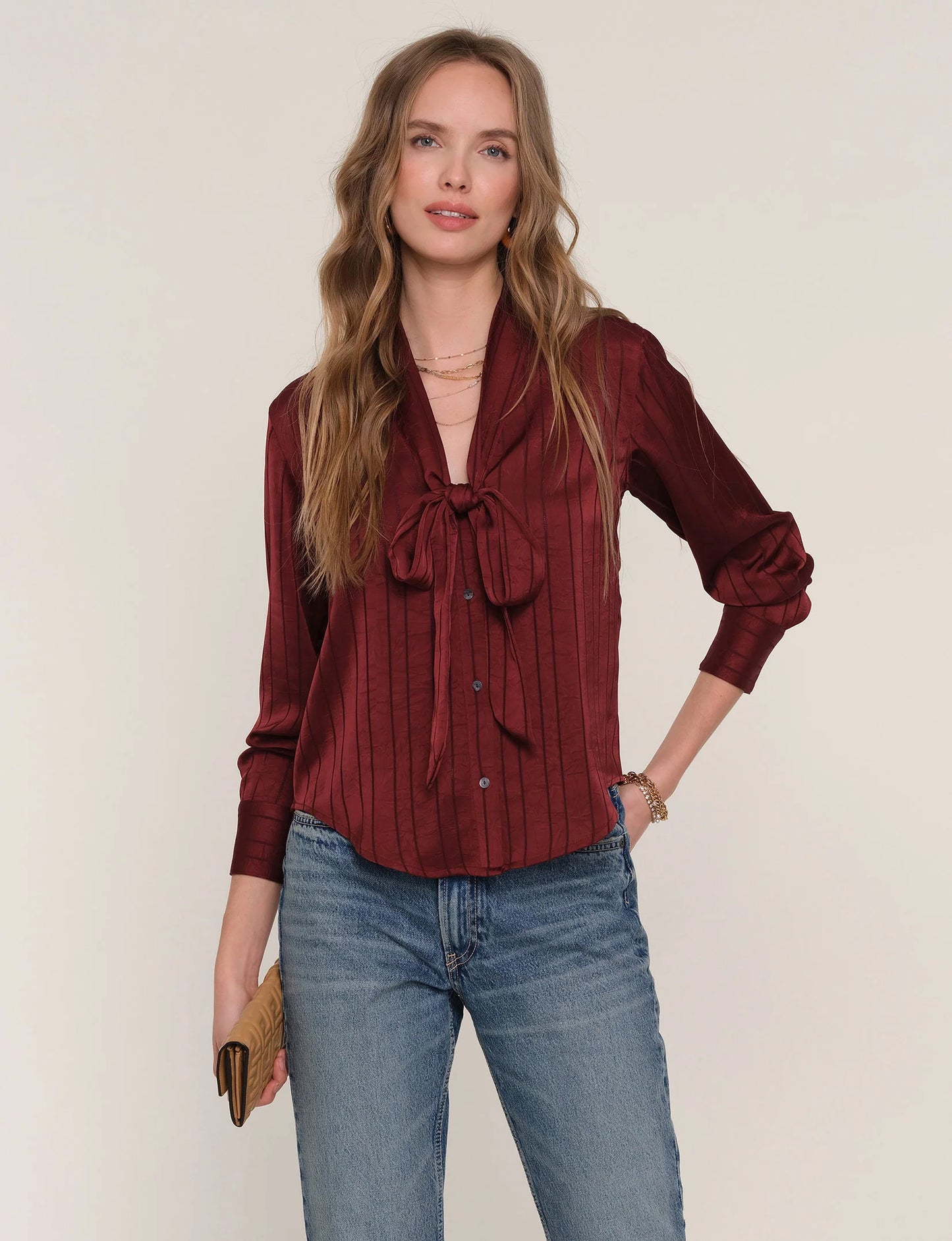 Heartloom| Haut "Sawyer"- Bordeaux