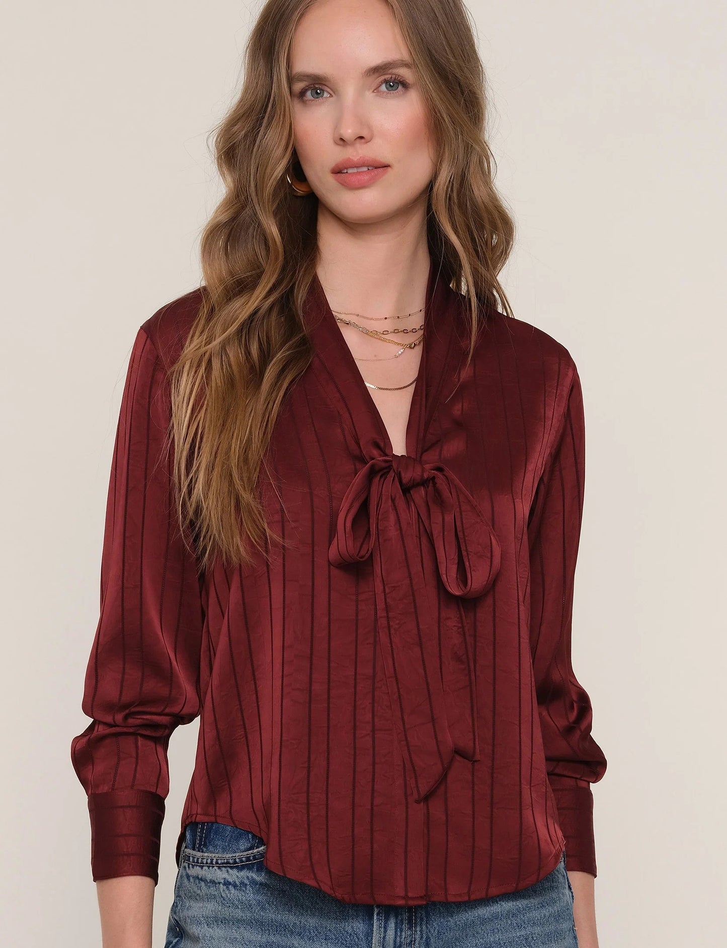 Heartloom| Haut "Sawyer"- Bordeaux