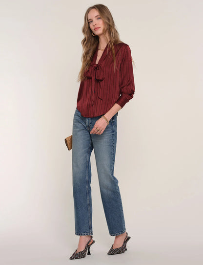 Heartloom| Haut "Sawyer"- Bordeaux