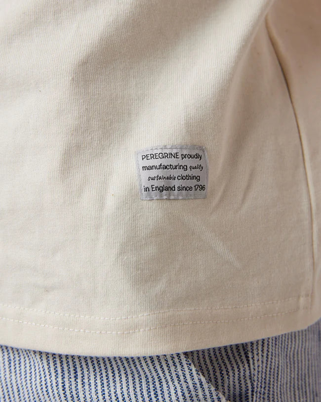 Peregrine | T-shirt épais - Blanc cassé