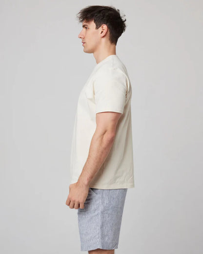 Peregrine | T-shirt épais - Blanc cassé