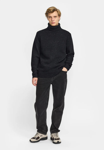 Revolution | Col roulé en tricot "6568" - Bleu marin foncé