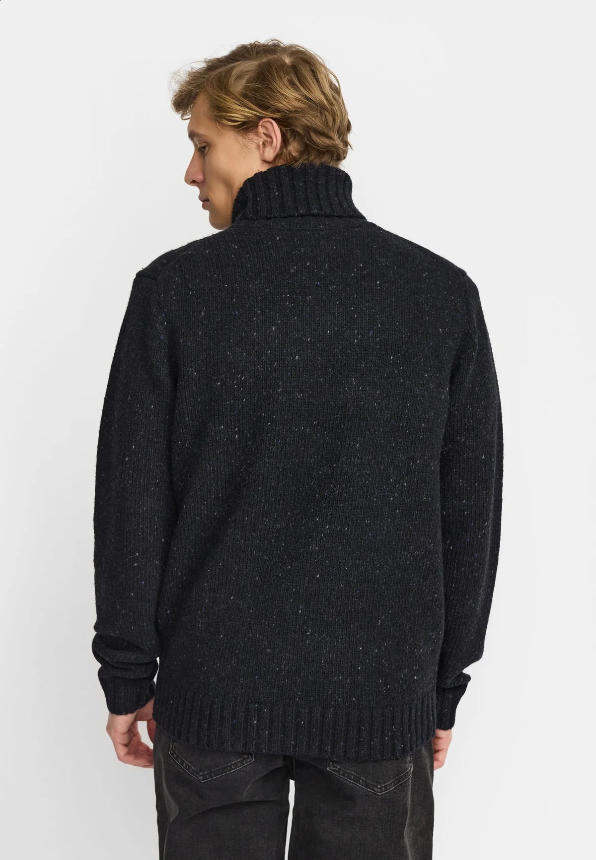 Revolution | Col roulé en tricot "6568" - Bleu marin foncé