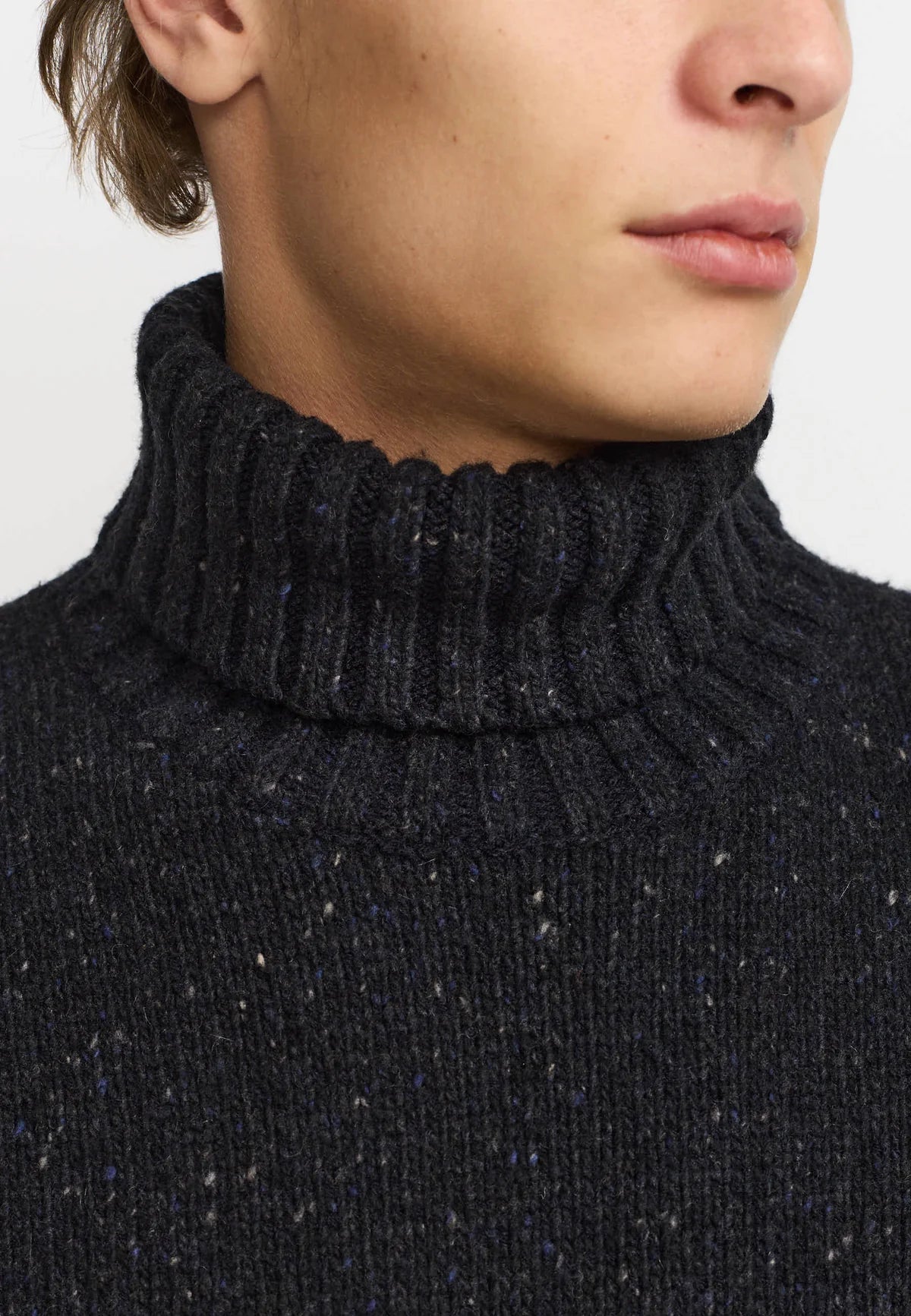 Revolution | Col roulé en tricot "6568" - Bleu marin foncé