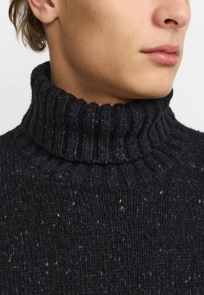 Revolution | Col roulé en tricot "6568" - Bleu marin foncé