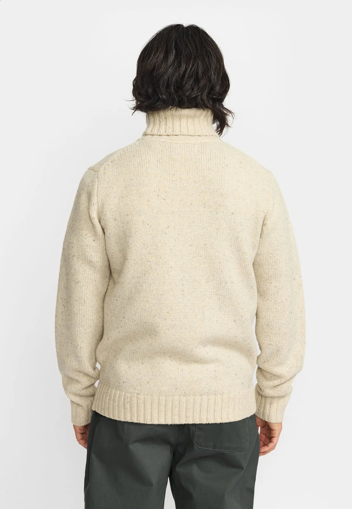 Revolution | Col roulé en tricot "6568" - Blanc