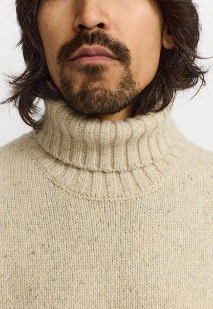 Revolution | Col roulé en tricot "6568" - Blanc